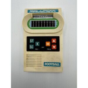 1977 Mattel Electronics Football Hand Held Video Game System Vintage Tested